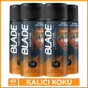 Hero Selection Serisi Night Fire Erkek Deodorant 4X150 ml