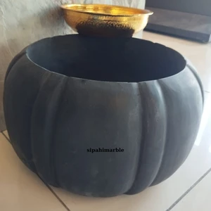 Bazalt Siyah Kavuk Model Mini Kurna