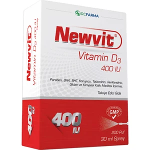 Rcfarma Newvit Vitamin D3 400 Iu Sprey 30 ml