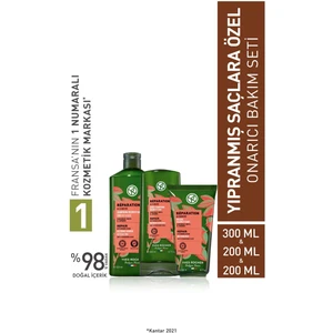 Yves Rocher Yıpranmış Saçlara Özel Onarıcı Bakım Seti-9916629