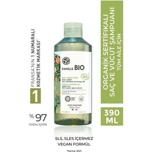 Yves Rocher Tüm Aile Için Organik Sertifikalı Famille Bio Saç Ve Vücut Şampuanı-390 Ml-90686