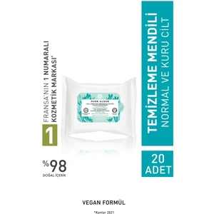 Yves Rocher Tüm Ciltler, Makyaj Temizleme Mendili - Antioksidan, Prebiyotik İçerikli - Pure Algue