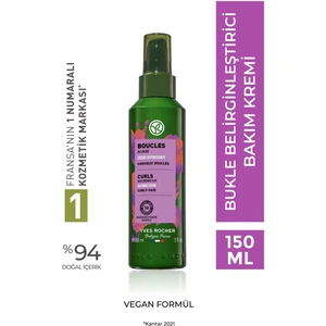 Yves Rocher Kıvırcık ve Dalgalı Saçlar İçin (Boucle) Bukle Belirginleştirici Bakım Kremi - Vegan-150 ml