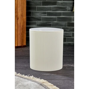 Line Çizgili Yuvarlak Kapaklı Klik Çöp Kovası Banyo Mutfak