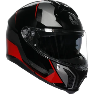 Agv Tourmodular Multi Plk Perception Black Red Çene Açılır Kask