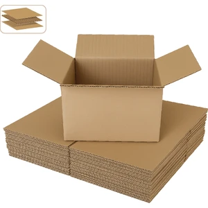 Packmai 40X30X20 cm Koli-Kutu | 10 Adet | Hafif Eşya Kolisi Tek Oluklu 3mm Karton Kutu