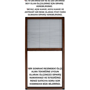 Dikey Plise Sineklik Pileli Sürgülü Dikey Pencere Sinekliği Akordiyon Sineklik