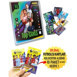Futbolcu Kartları Koleksiyon Albümü 270 Kartlık (10 Paket Premier League Kart Hediyeli!)