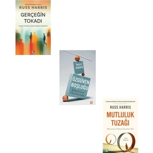 Russ Harris Mutluluk Tuzağı + Gerçeğin Tokadı + Özgüven Boşluğu (3 Kitap)