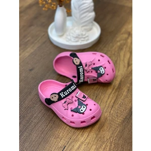 Kuromi My Melodi Kız Çocuk Kaymaz Taban Terlik Günlük Havuz Plaj Sandaleti