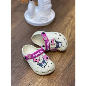 Kuromi My Melodi Kız Çocuk Kaymaz Taban Terlik Günlük Havuz Plaj Sandaleti