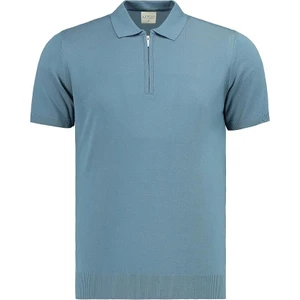 Anthony Jackson Erkek Fit Fermuarlı Triko Polo Tişört Stefano