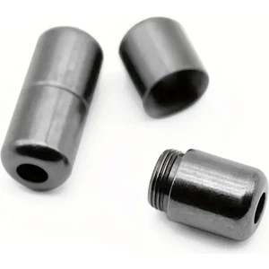 Vidalı Platin Renk 5 Çift Ayakkabı Bağcık Ucu