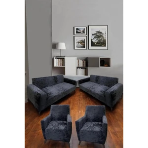 Hansarayhome Kadife Lastikli 3 3 1 1 Koltuk Örtüsü Takımı| Kanepe Kılıfı| Çekyat Örtüsü Kılıfı