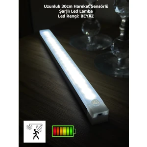 Hareket Sensürlü LED Işık 30CM Beyaz