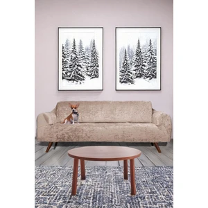 Hansarayhome Hansaray Kadife 3 Lu/3 Kişilik Koltuk Örtüsü Streç Lastikli Esnek, Çekyat, Kanepe Kılıfı 1 Adet