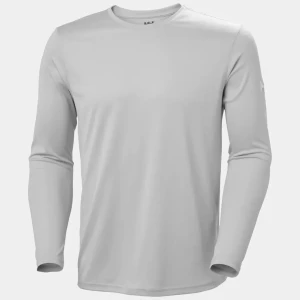 Helly Hansen Helly Hansen Hh Tech Crew Ls 2.0 Uv Üst Erkek Gri Tshirt HHA.49582-HHA.853
