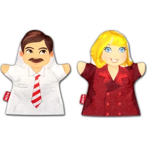 2 Parça Ebeveyn El Kukla Set , Eğitici Oyuncak