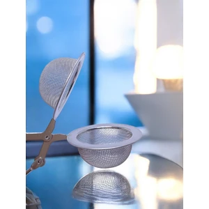 Paslanmaz Çelik Bitki Çayı Demleme Süzgeci Maşalı Çay Süzgeci Kapaklı Pudra Şekeri Kakao Un Eleği