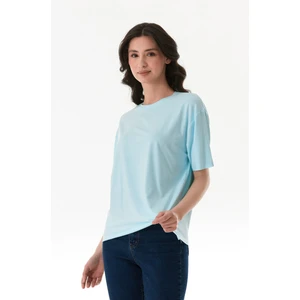 Basic Bisiklet Yaka Oversize Modal  Tişört