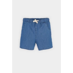 Erkek Bebek Beli Lastikli Jean Şort E6837A525SM