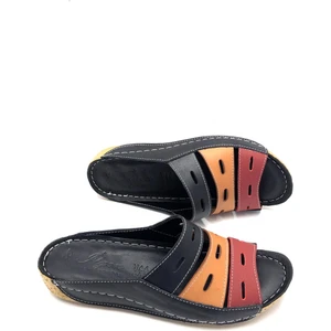 Ilgen Hakiki Deri Ortopedik Rahat Hafif Yumuşak Kadın Terlik