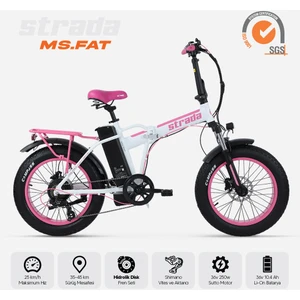 Strada Cycles Mr. Fat Hidrolik Disk Katlanabilir Fat Bike 20 Jant Bisiklet