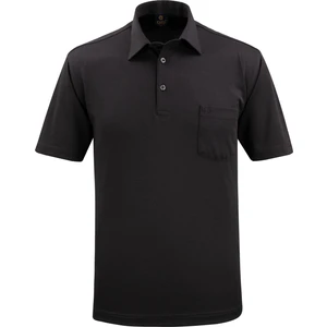 Çizgi Triko Erkek Gömlek Yaka Düğmeli Cepli Tişört Klasik Kalıp