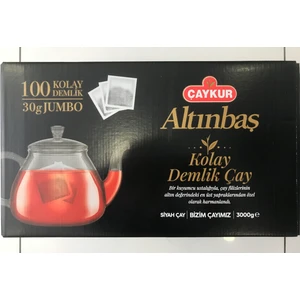 Altınbaş Klasik Siyah Kolay Demlik 30gr 100 Adet 3kg Jumbo Paket