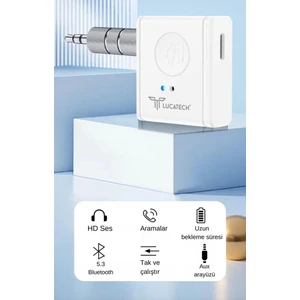 Car Connect Kablosuz Bluetooth Aux Çevirici