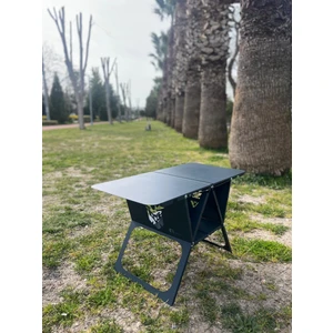 Katlanır Metal Kamp Masası