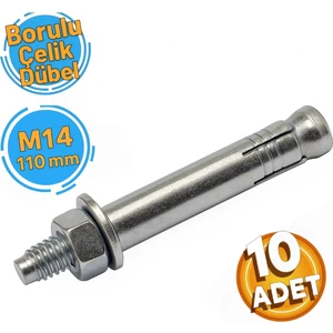 Bema Tools Borulu Çelik Dübel 14X110 mm (10 Adet)