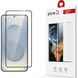 Samsung Galaxy S25 Plus Uyumlu Tam Yapışan Eğimli Cam Ekran Koruyucu