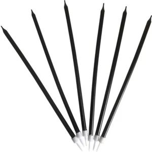 Siyah Uzun Pasta Mumu 20  cm