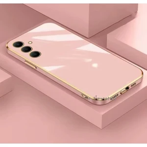 M.tk moveteck Samsung Galaxy A36 Kılıf Kamera Korumalı Parlak Gold Altın Işleme Kenarlı Yumuşak Silikon Kapak