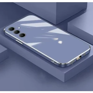 M.tk moveteck Samsung Galaxy S25 Plus Kılıf Kamera Korumalı Parlak Gold Altın Işleme Kenarlı Yumuşak Silikon Kapak