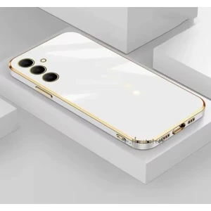 M.tk moveteck Samsung Galaxy A36 Kılıf Kamera Korumalı Parlak Gold Altın Işleme Kenarlı Yumuşak Silikon Kapak