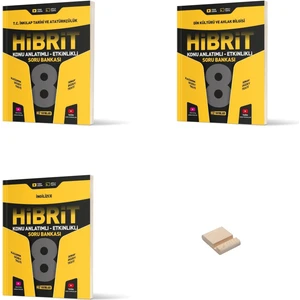 Hız Yayınları Lgs 8. Sınıf Hibrit Konu Anlatımlı Inkılap Din ve Ingilizce 3lü Set Soru Bankası+ Telefon Tutucu