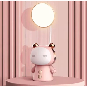 Masa Lambası, Yumuşak Aydınlatma, Yatak Odası Için USB Şarj Edilebilir Sevimli Gece Lambası