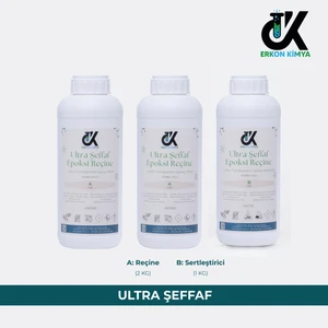 Ultra Şeffaf Hızlı Hobby Epoxy Epoksi Reçine Ince Döküm Fast 3 kg