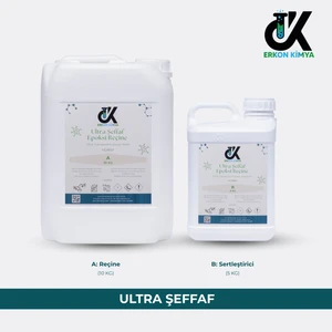 Erkon Kimya Ultra Şeffaf Hobi Epoksi 15 kg