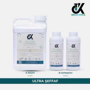 Ultra Şeffaf Hızlı Hobby Epoxy Epoksi Reçine Ince Döküm Fast 6 kg