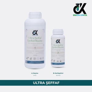 Erkon Kimya Ultra Şeffaf Hızlı Epoksi 1,5kg