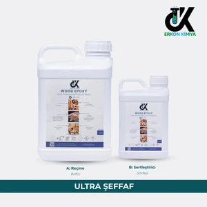 Ultra Şeffaf Tek Döküm Epoksi Reçine 7,5kg Set Döküm Tipi Epoxy Masa Sehpa Için Kalın Döküm