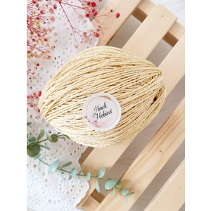 Kağıt Örgü İpi Hasır Açık 100 gr (1yumak) %100 Paper