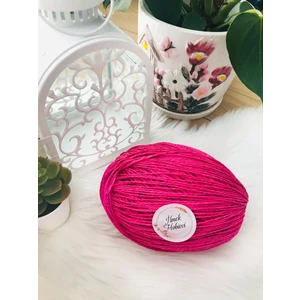 Kağıt Örgü İpi Fuşya 100 gr (1 YUMAK)%100 Paper
