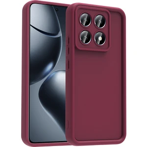 Redmi Note 14 Pro Plus Kılıf Kamera Korumalı Nvg Ananas Kapak - Mürdüm