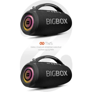 Medya Tech  Bigbox 40w Led Işıklı Bluetooth Hoparlör  Ses