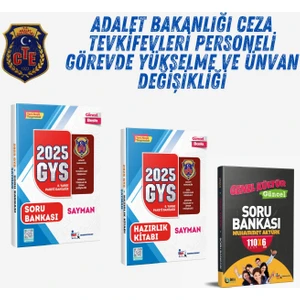 2025 CTE Sayman Memuru GYS 3'lü Set