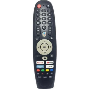 AL55 UHD 9823 Ile Uyumlu Mikrofonlu Google Tv Kumanda